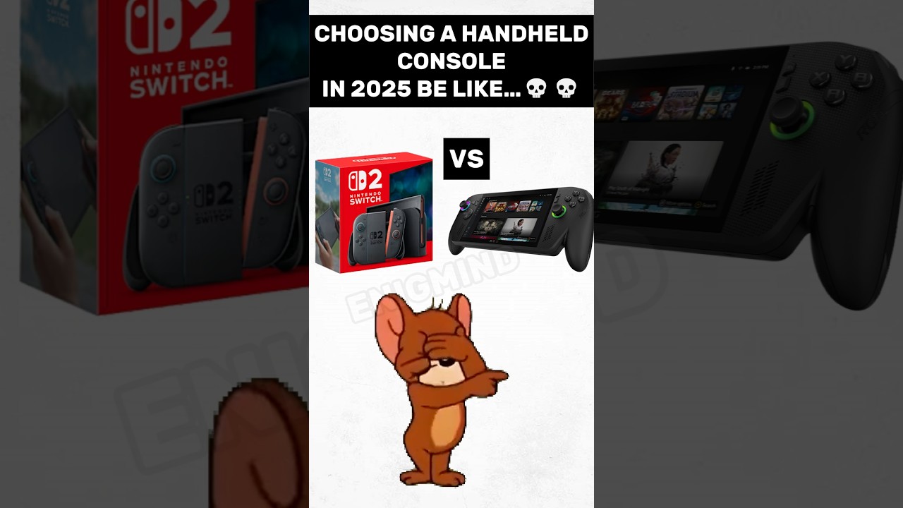 Nintendo Switch 2 VS Rog Xbox Ally X #nintendo #nintendoswitch #switch #switch2 #trending #shorts