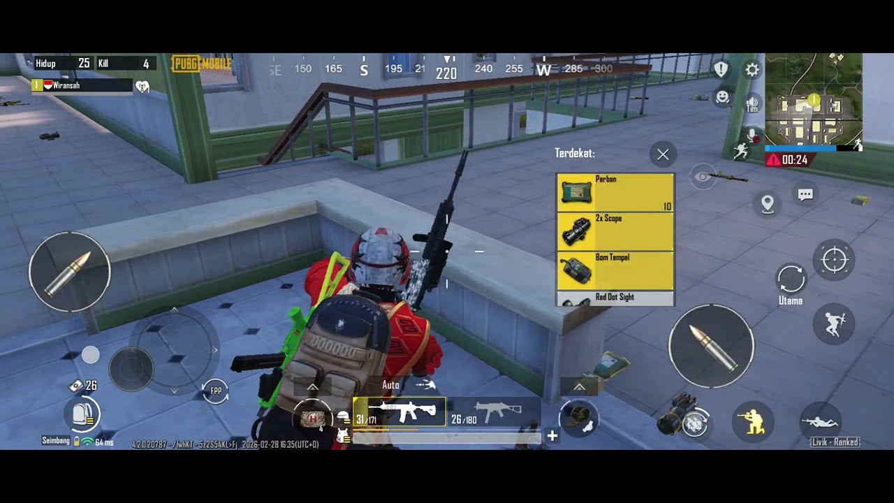 Maen Gaem PUBG mobile Di kepung Sequad Gagal ciken😱😱