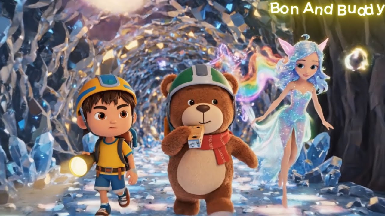 ✨ Bon And Buddy Adventure Episode 2｜The Portal To Planet Sparkle｜A Magical Crystal Planet Story For