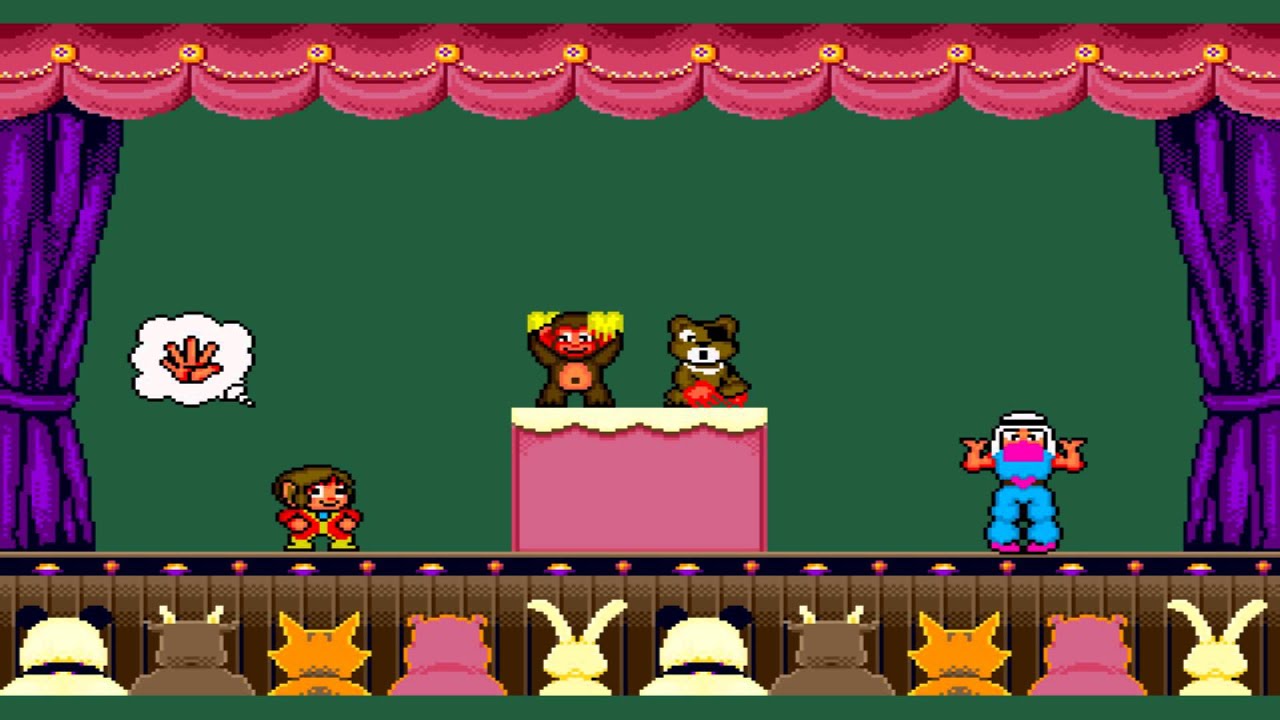 Strip Paper Scissors Rock - Alex Kidd
