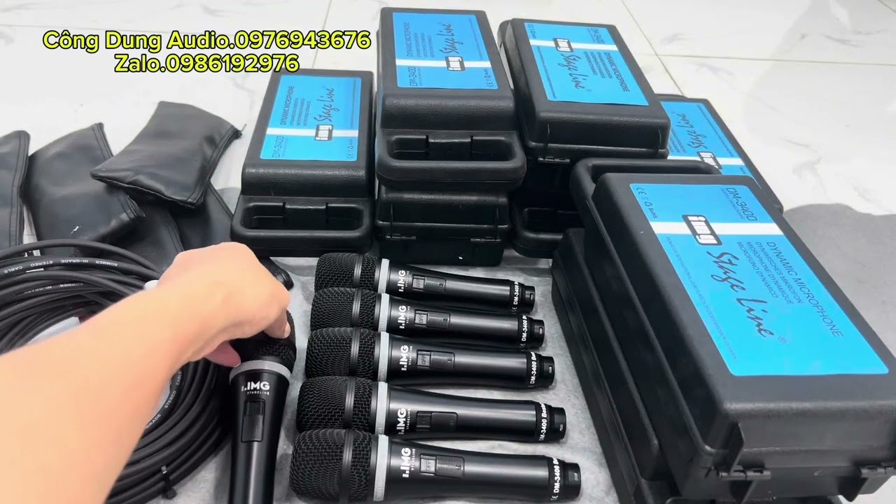 Em về mic dm3400  ko hộp c&oacute; hộp (thanh l&yacute;) rẻ cho ae.mic đẹp chưa d&ugrave;ng. Nhẹ &acirc;m v&agrave; trong trẻo.