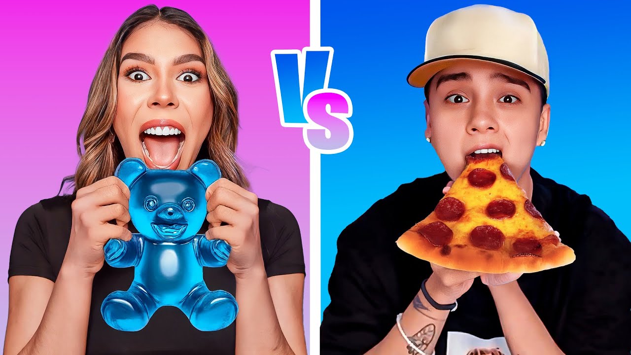 COMIDA DE GOMITA VS COMIDA REAL !!