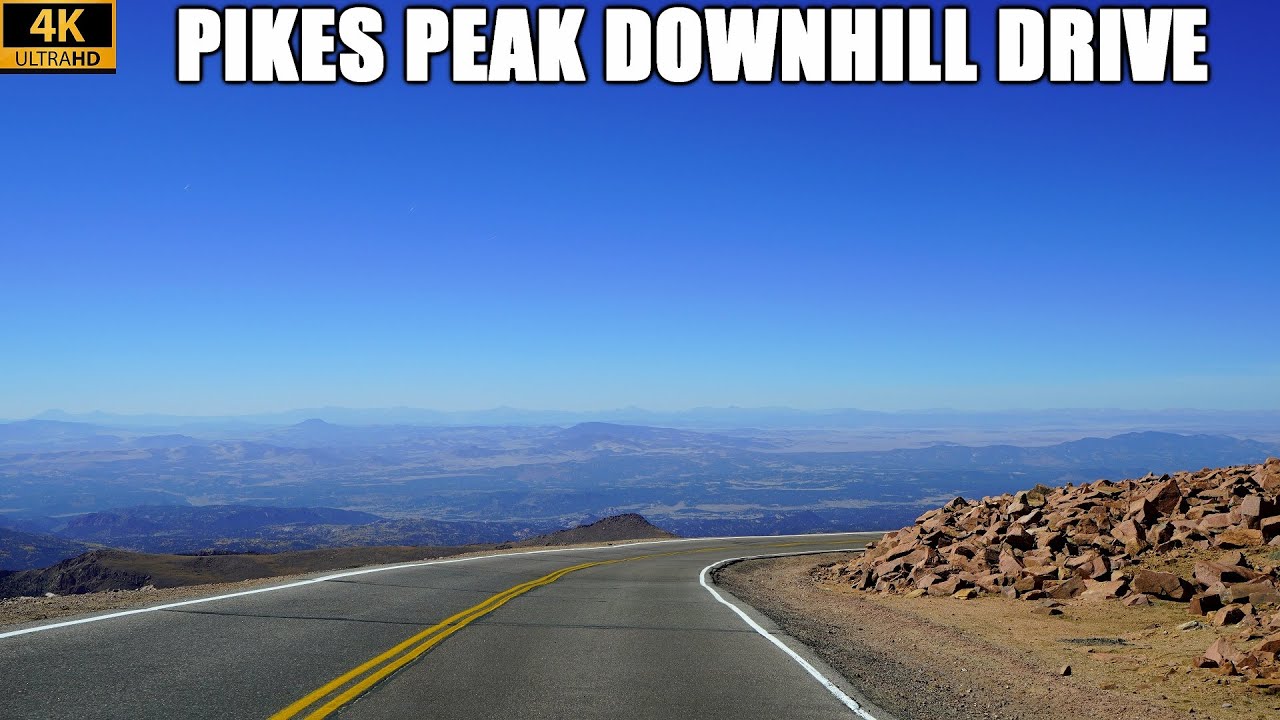 Driving Down Pikes Peak in Colorado | Second-Highest Paved Road in North America (14,115 Feet)