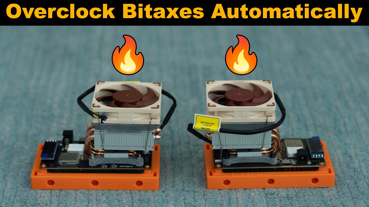 Автоматическая настройка разогнанного Bitaxe для максимального хешрейта