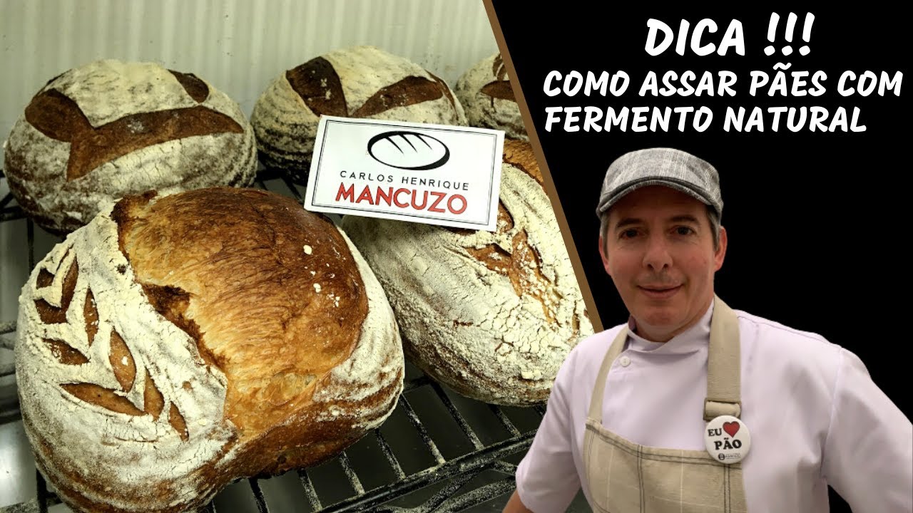 Como assar o Pão Levain no Forno Turbo e no Forno de Lastro !!!
