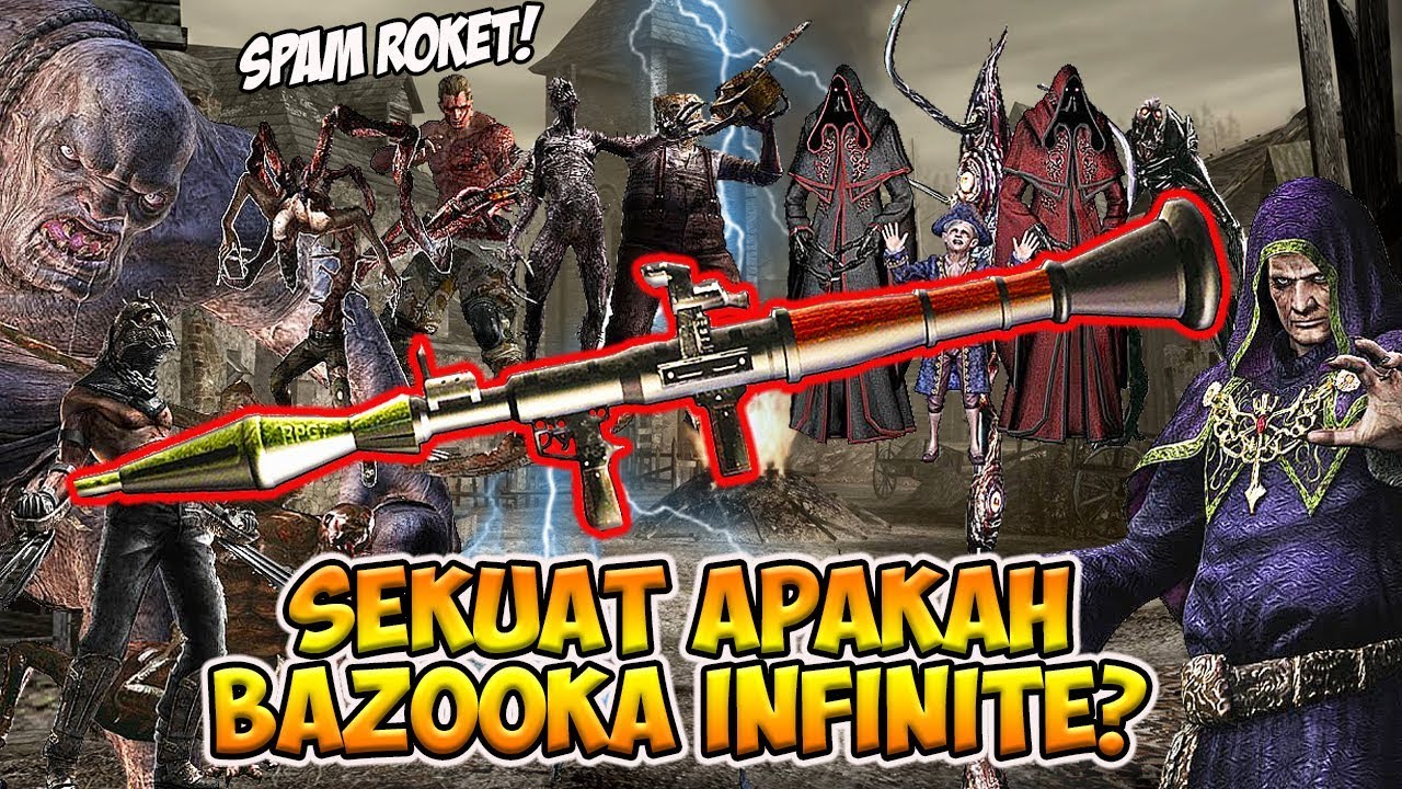 Melawan Semua Boss Dengan Rocket Launcher - Resident Evil 4