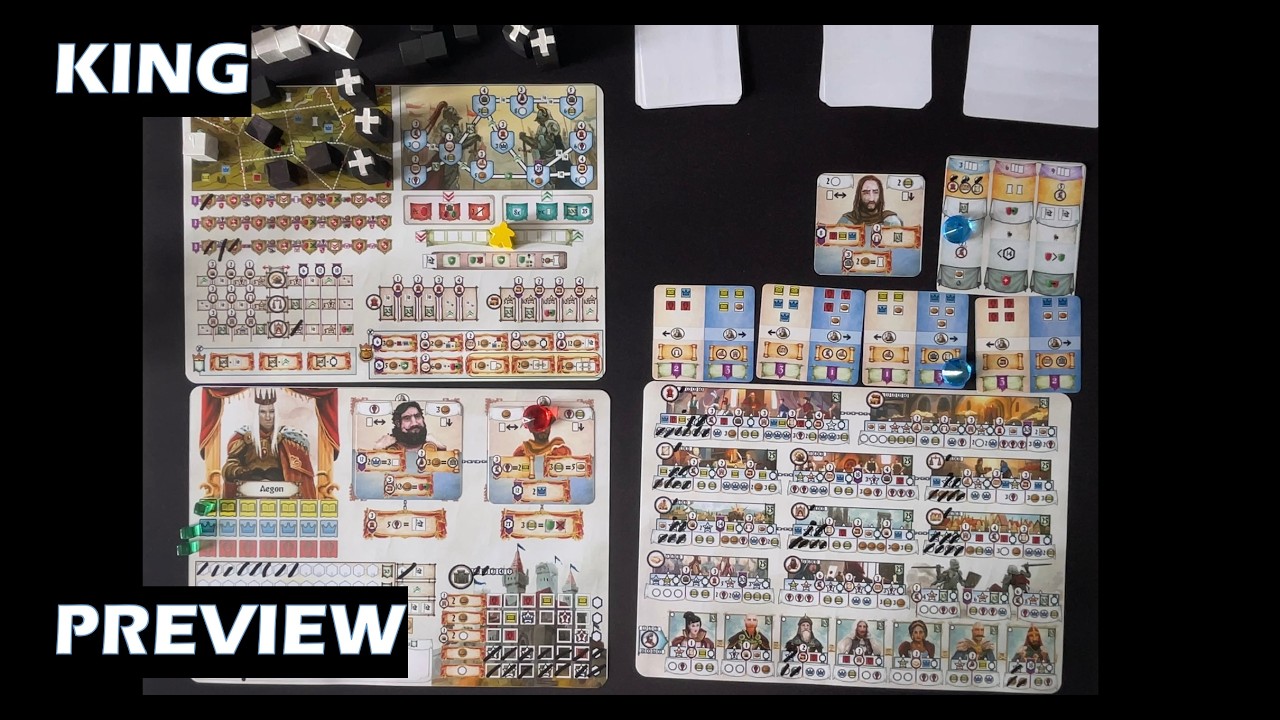 King PnP Board Game Preview