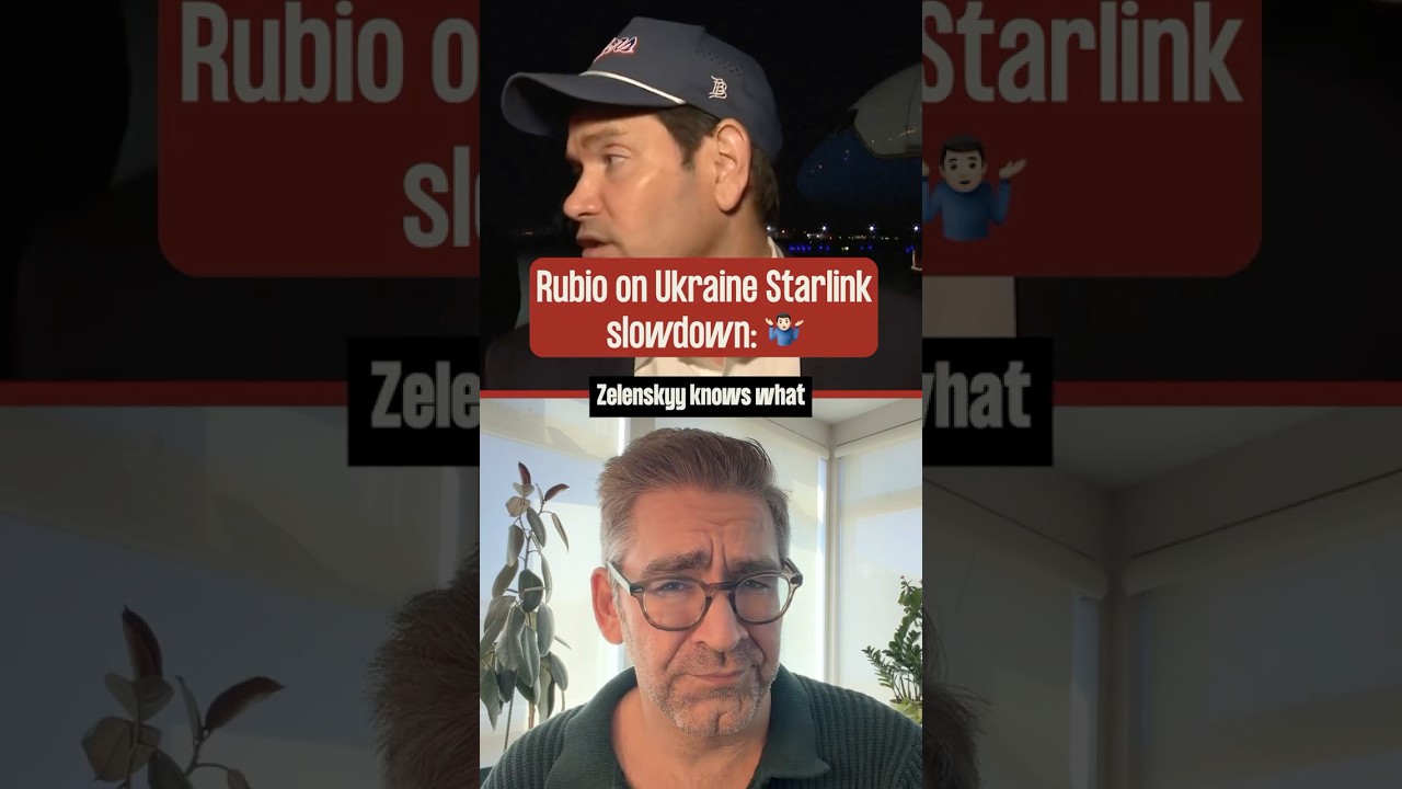 Rubio on Starlink slowdowns: 