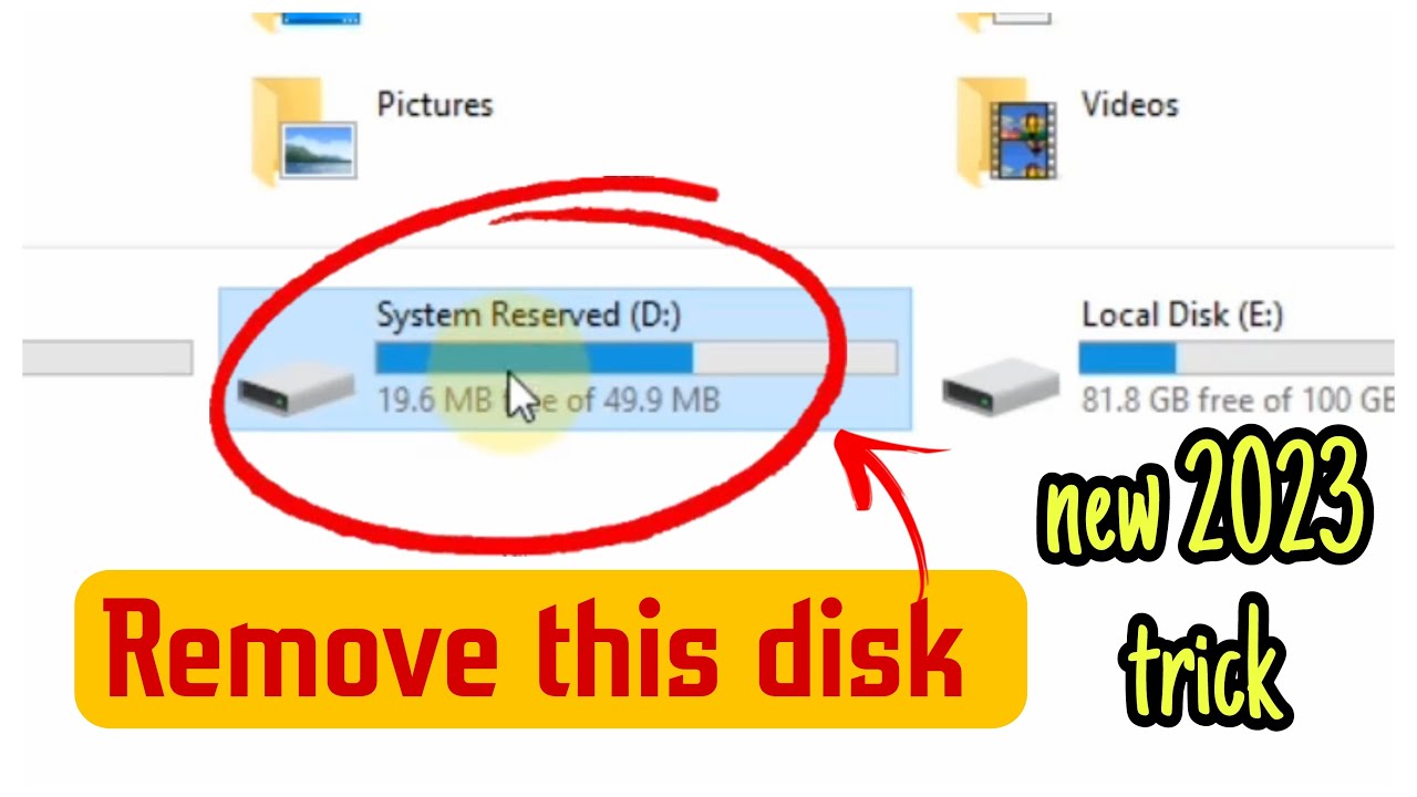 How To Remove System Reserved Partition in Windows 7/8/10| System Reserved Partition Kaise Hide Kare