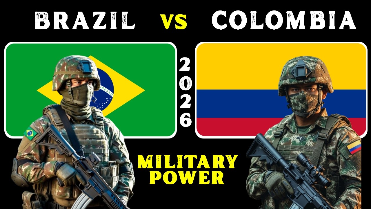 Superpower Showdown: Brazil 🇧🇷 Vs Colombia 🇨🇴 in Military & Economy