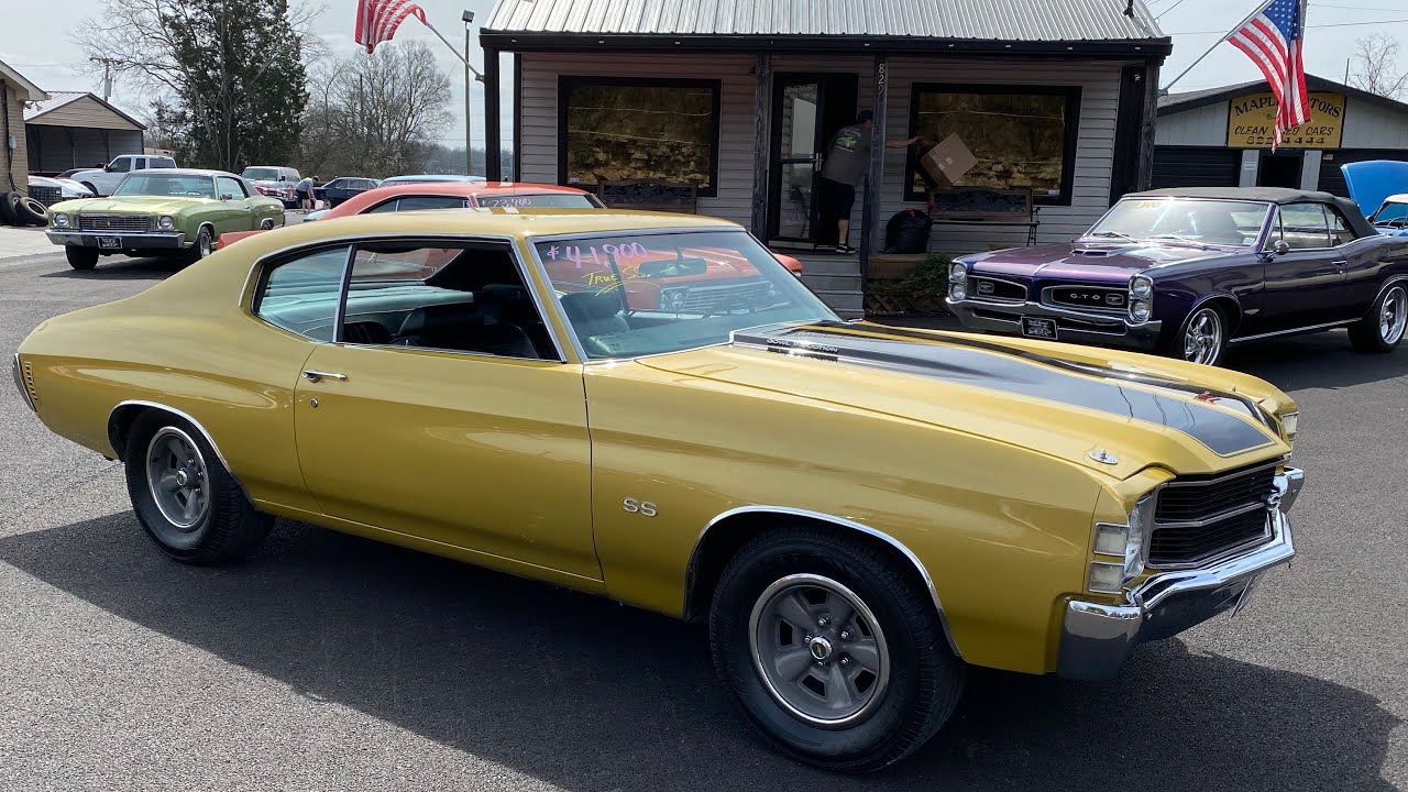 Test Drive 1971 Chevrolet Chevelle Super Sport SOLD $41,900 Maple Motors #997