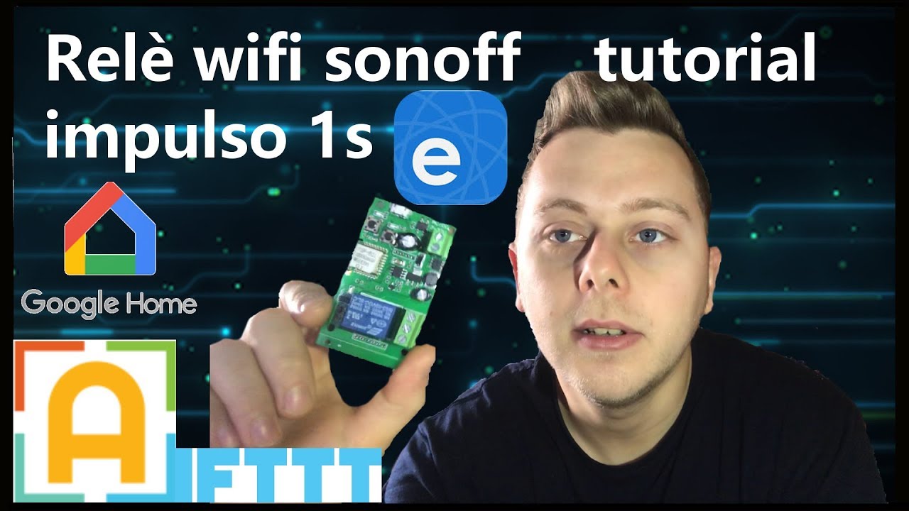 Relè wifi che da un impulso di 1s app ewelink Inching Self-locking ita