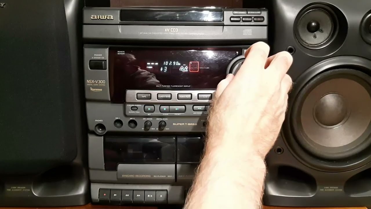 AIWA  NSX V300 - DEMONSTRAÇÃO