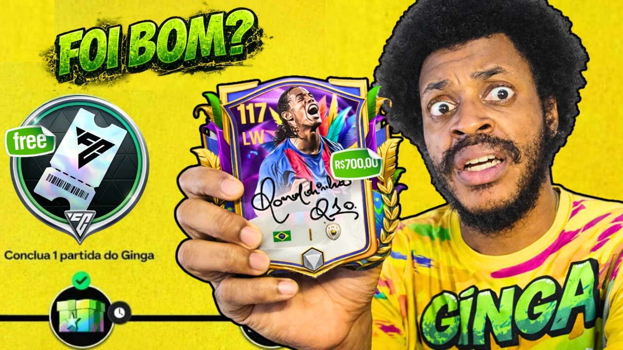 Evento Ginga FC Mobile foi Decepção? Draft Fraco, Ronaldinho 700 Reais e Nota Final!