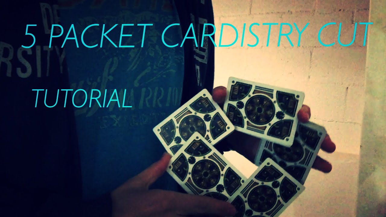 5 Packet CARDISTRY CUT- TUTORIAL