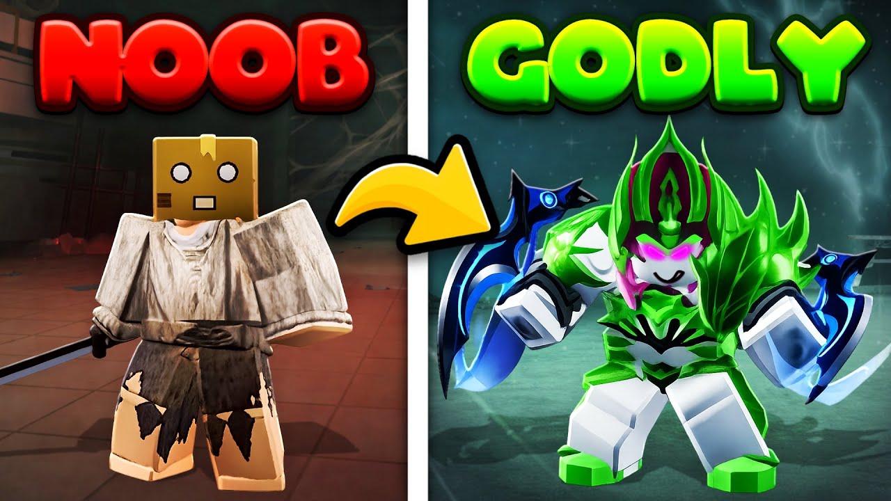 NOOB To GODLY In Roblox DUNGEON HUNTERS!