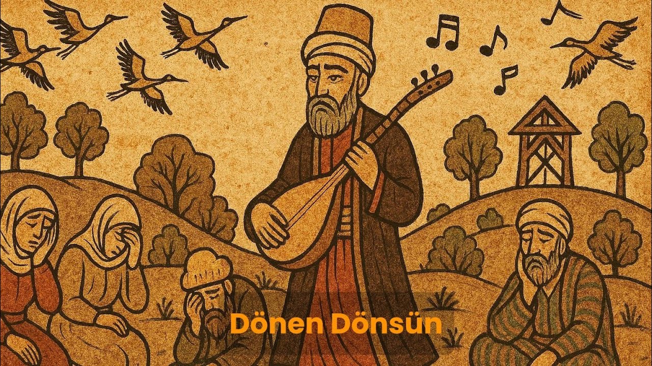 Dönen Dönsün | Poem by Pir Sultan Abdal | AI Interpretation | MezoMindMusic