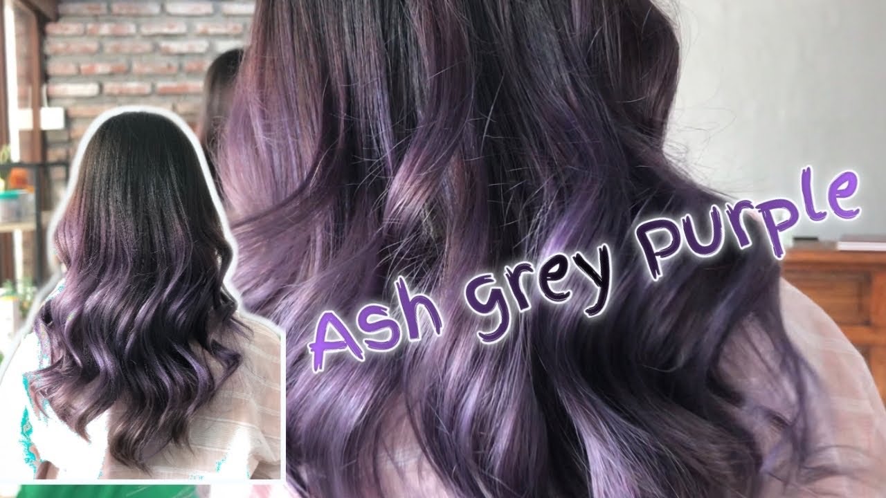 Tutorial warna ash grey purple || Matrix