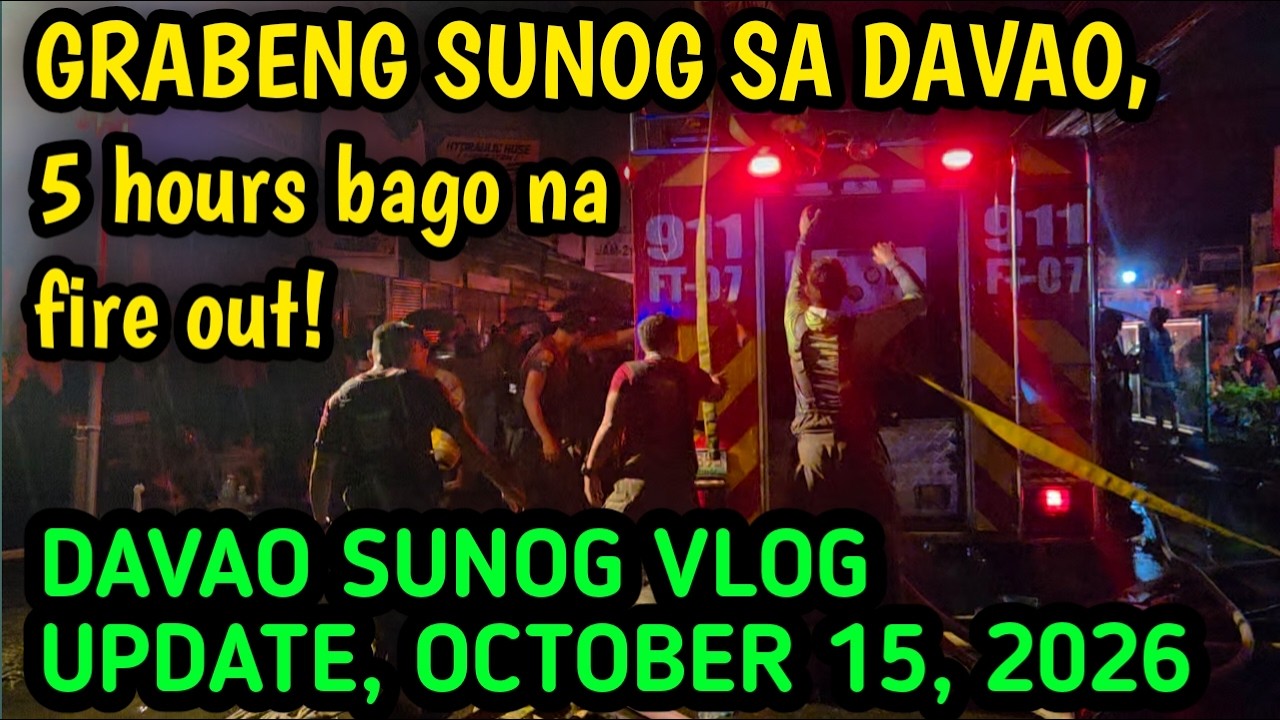 SUNOG SA DAVAO VLOG AND UPDATE 9 P.M. OCTOBER 15, 2026