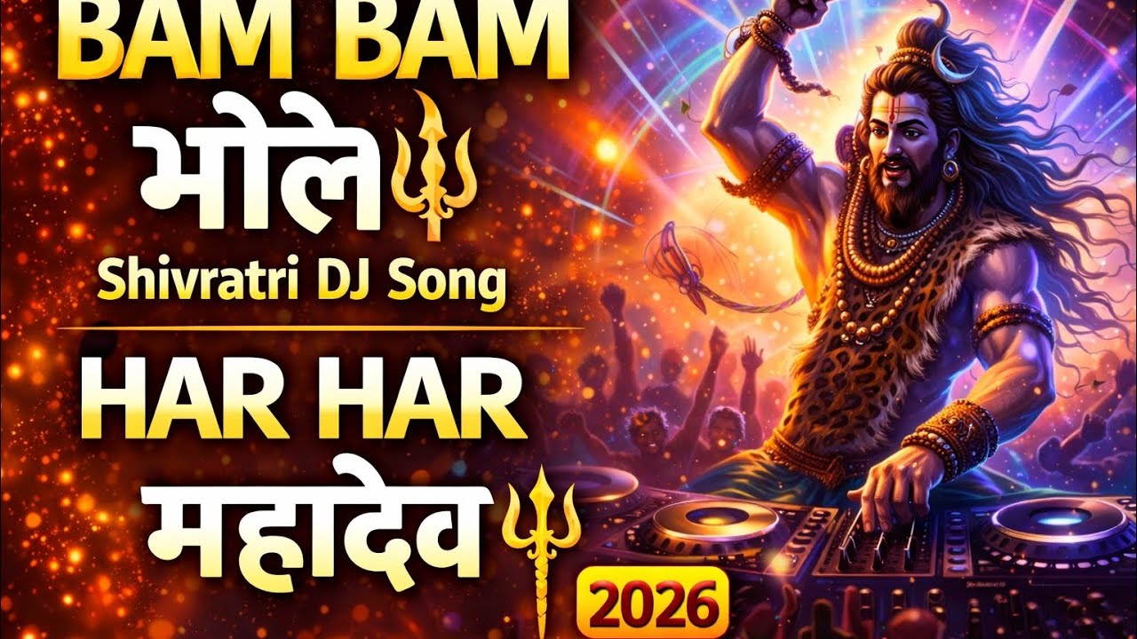 Bam Bam Bhole 🔱 | Shivratri Special DJ Song | Har Har Mahadev | Powerful DJ Bhajan 2026