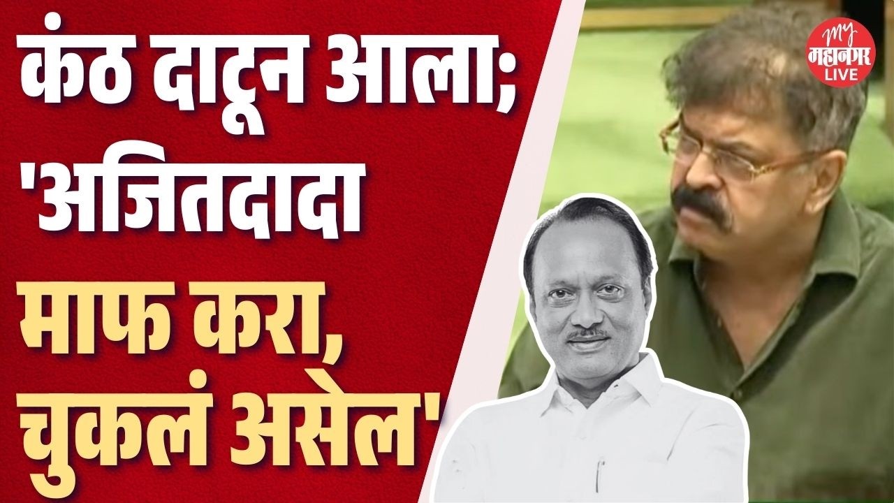 दादा माफ करा, चुकलं असेल; सभागृहात जितेंद्र आव्हाडांचा कंठ दाटून आला | Jitendra Awhad On Ajit Pawar