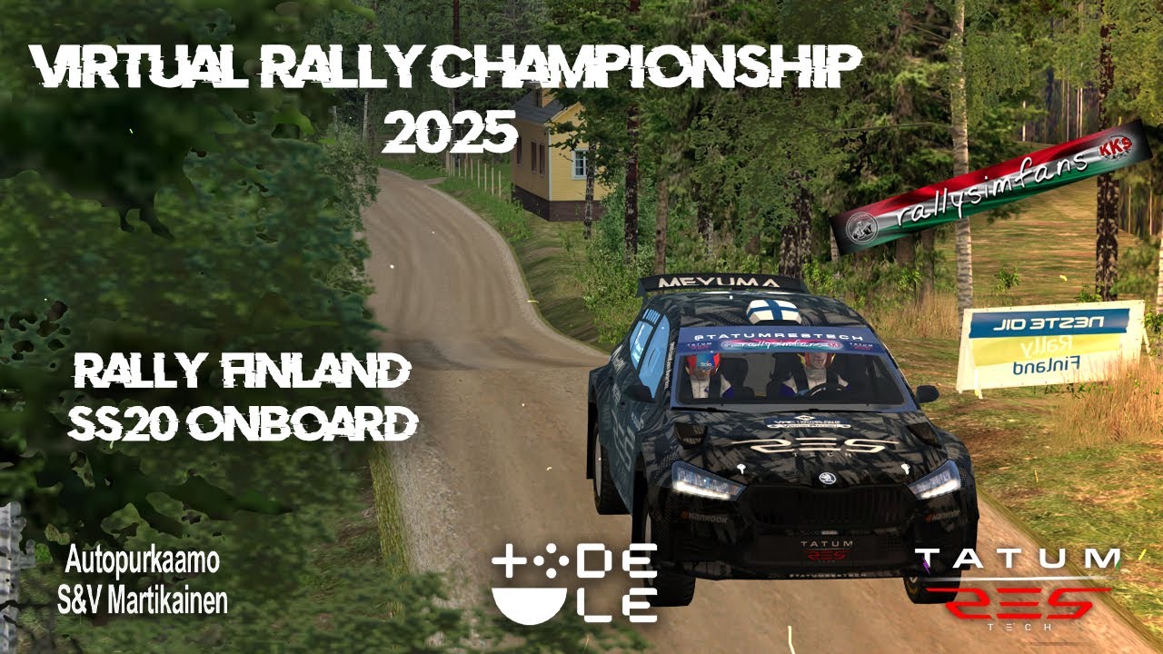 RBR RSF - VRC 2025 - Rally Finland - SS20 Onboard - OUNINPOHJA