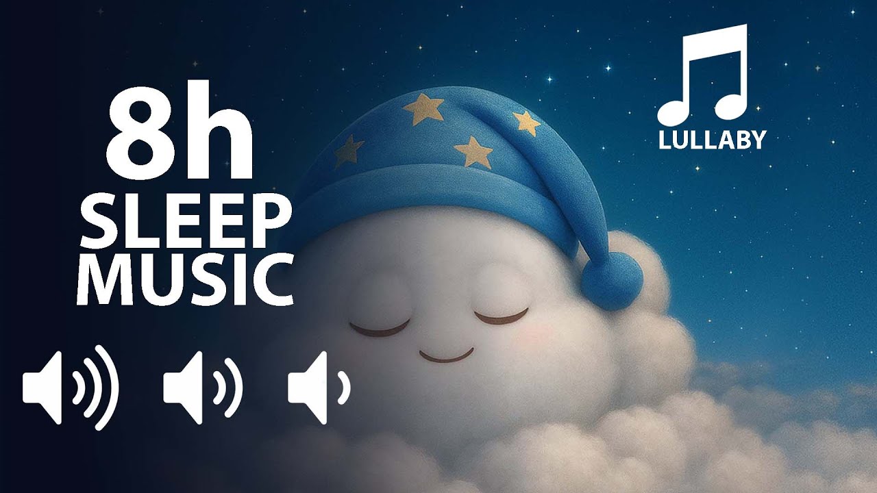 8 Hours -  Lullaby to Fall Asleep Fast | Deep Sleep Music Relaxation, Fading Screen and Sound