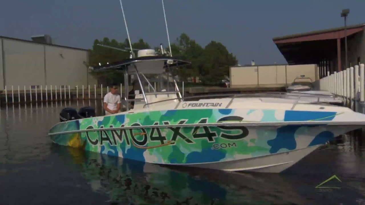 AS SEEN ON YOUTUBE:  31 CC TE  Fountain Powerboat