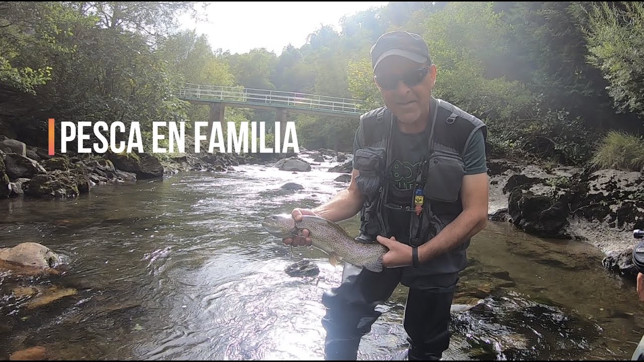 Pescando con mi padre y mi primo en Leitzaran | Pesca al hilo #8