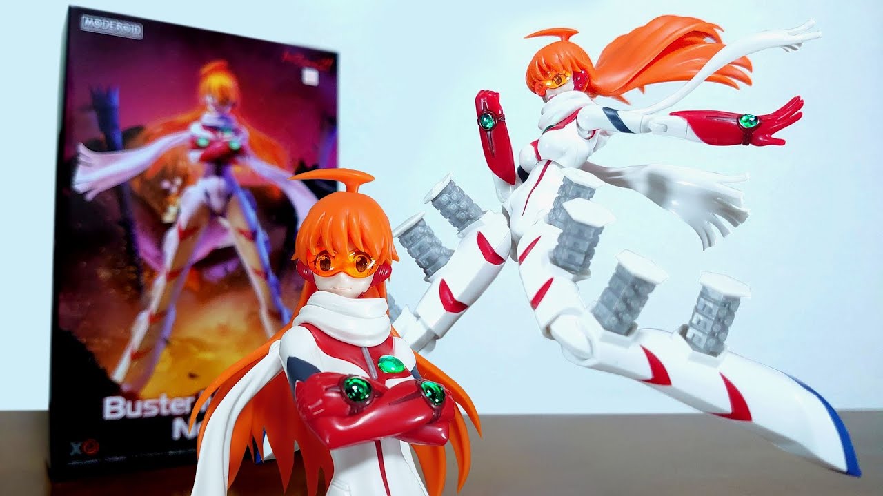 【最強のメカ娘がプラモデルに！？塗装パーツ&細かい色分け！】MODEROID バスターマシン7号　レビュー