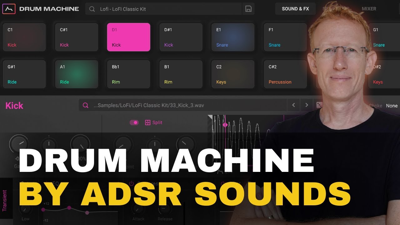 ADSR Drum Machine - Quick Overview and Demo