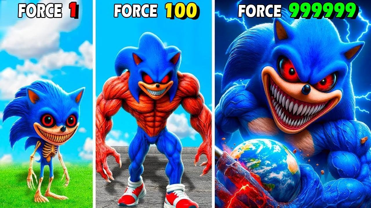 Du Sonic.EXE le plus faible au plus puissant dans GTA 5 ! (Mod Sonic.exe)