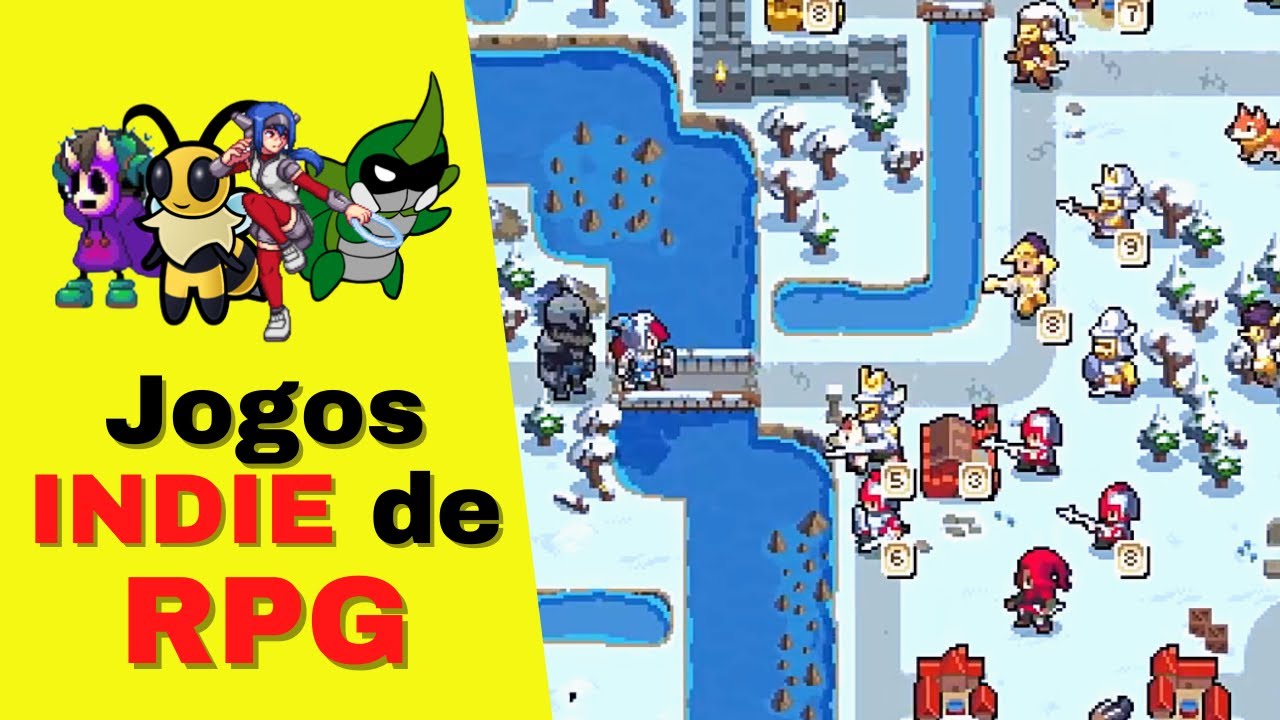 TOP 10 - Jogos INDIE de RPG com PEGADA RETR&Ocirc;