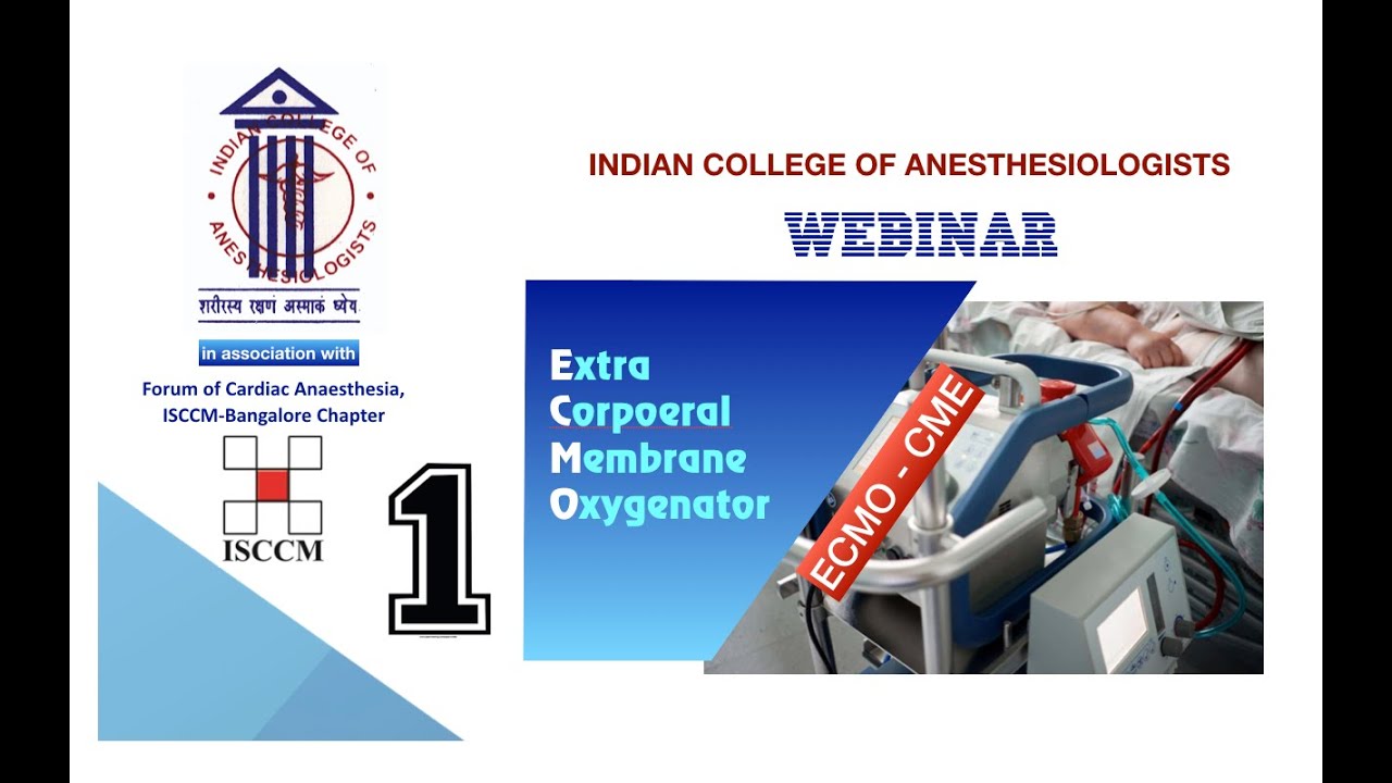 ECMO CME  FCA ,ISCCM Bangalore chapter ICA