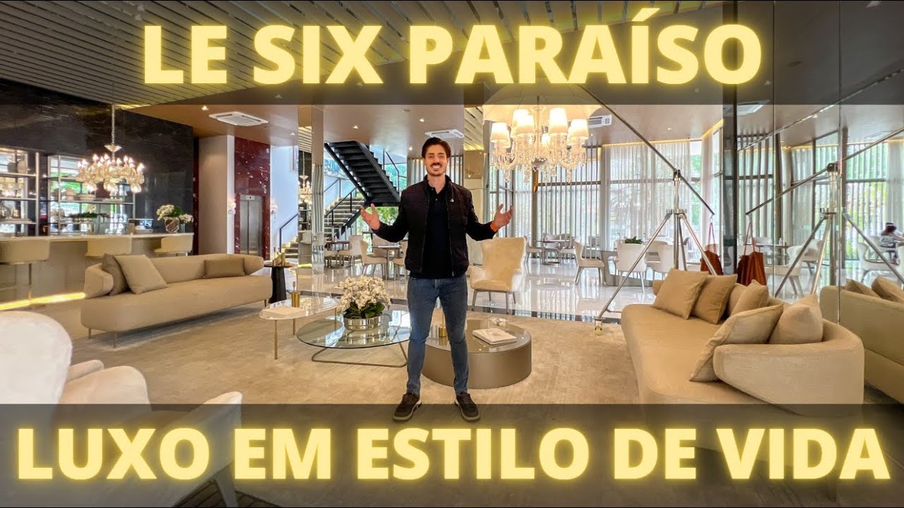 LE SIX PARAÍSO - RESIDENCIAL ALTO PADRÃO COM SERVIÇOS DE HOTEL DE LUXO 6 ESTRELAS