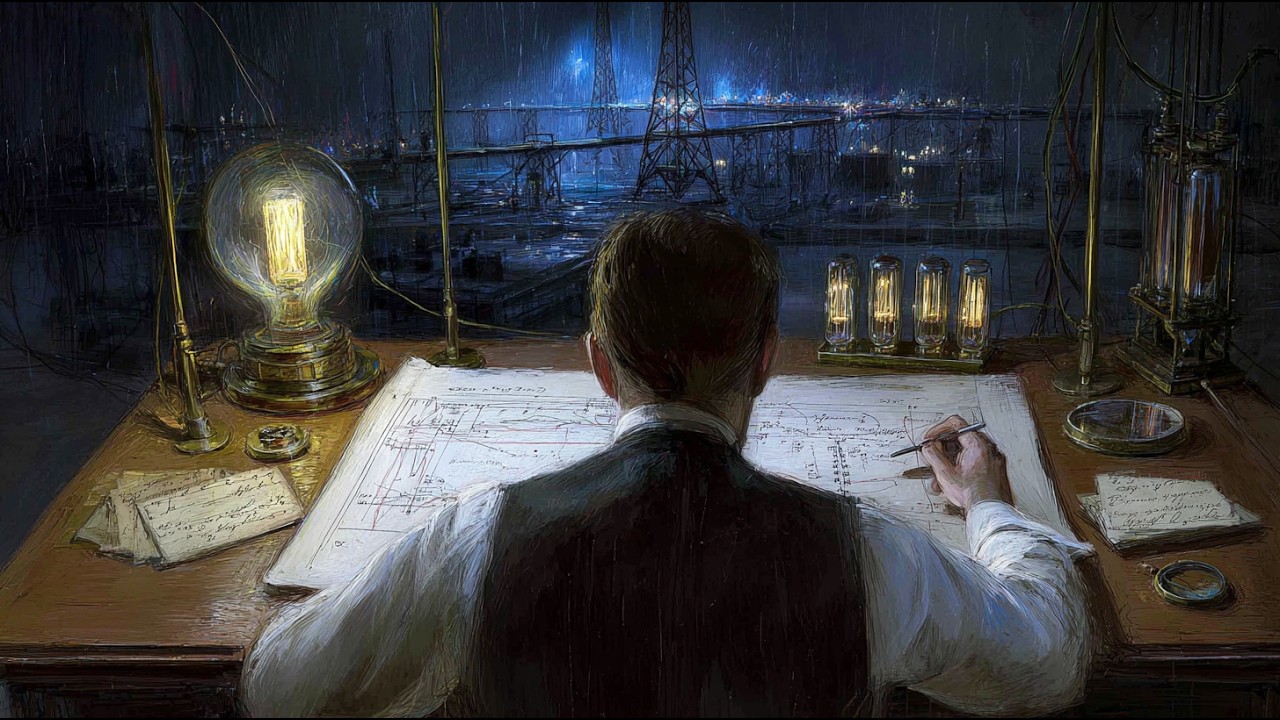 The Night the World Remained Dark: Tesla’s Final Stand | Ambience for Deep Coding