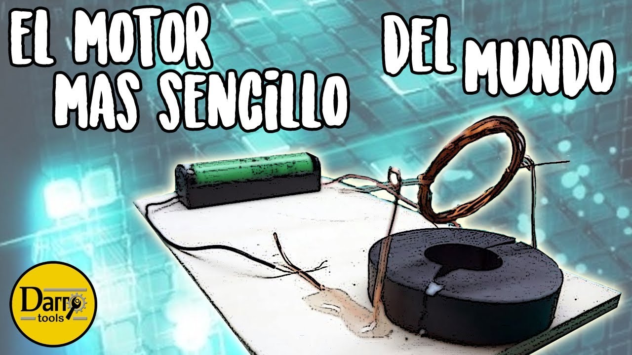 El motor mas sencillo del mundo (Experimentos Caseros)💥