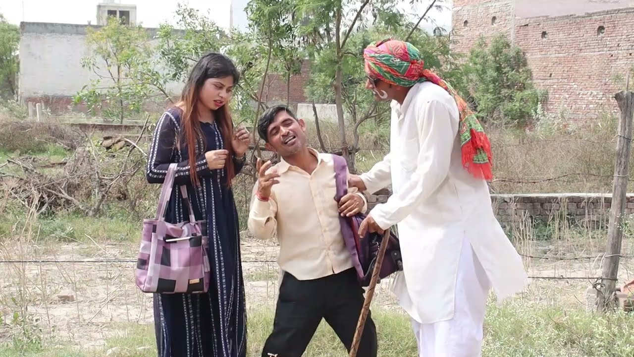 जीजा आज घर में अकेले हैं और मौका भी है||Dhanni tau ki deshi comedy||Damo chacha ki comedy video||