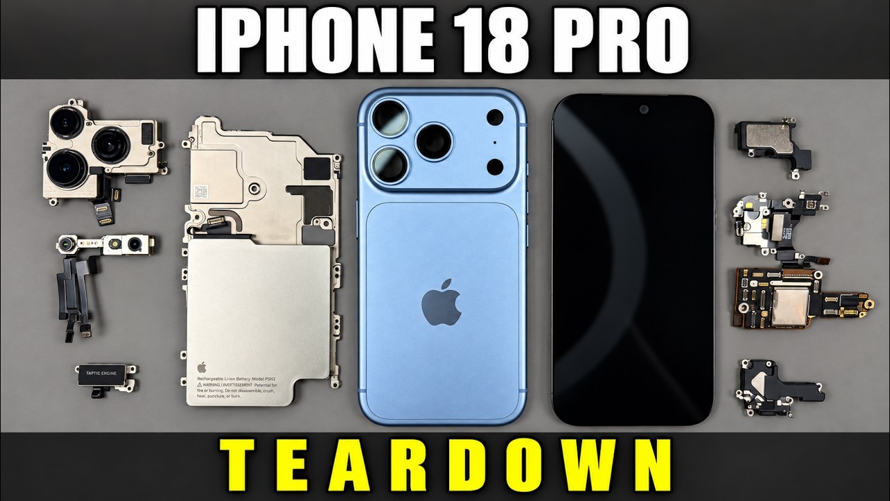 Demontaż iPhone 18 Pro | Pro vs Pro Max: co jest inne?