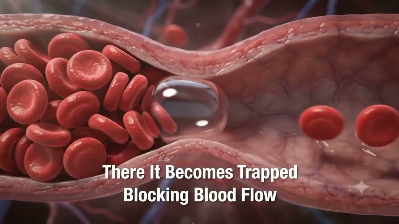What happened if one tiny air bubble entered in your blood stream?