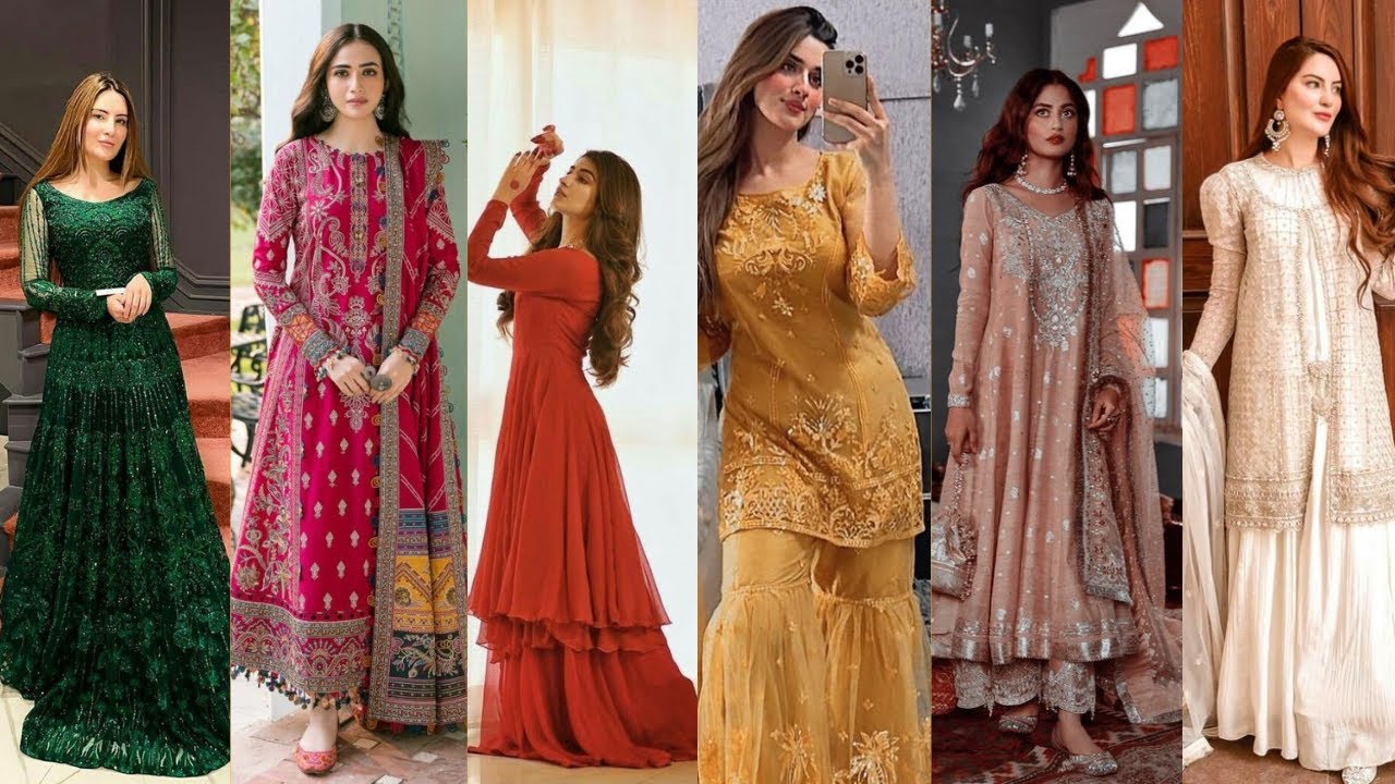 Decent trendy partywear dresses| wedding dresses for girls| simple dresses for weddings| haul