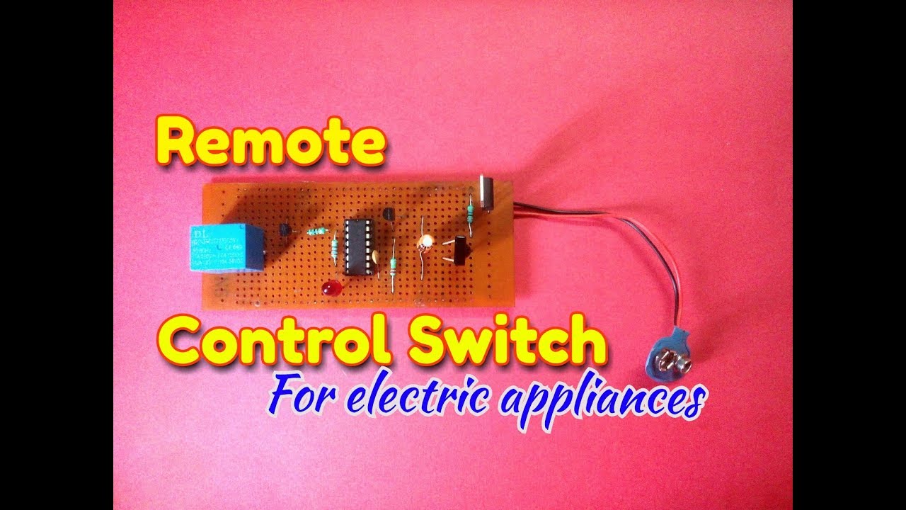 IR Remote Controlled Switch..Simple Remote Control Circuit Diagram.Easily Make IR sensor circuit...