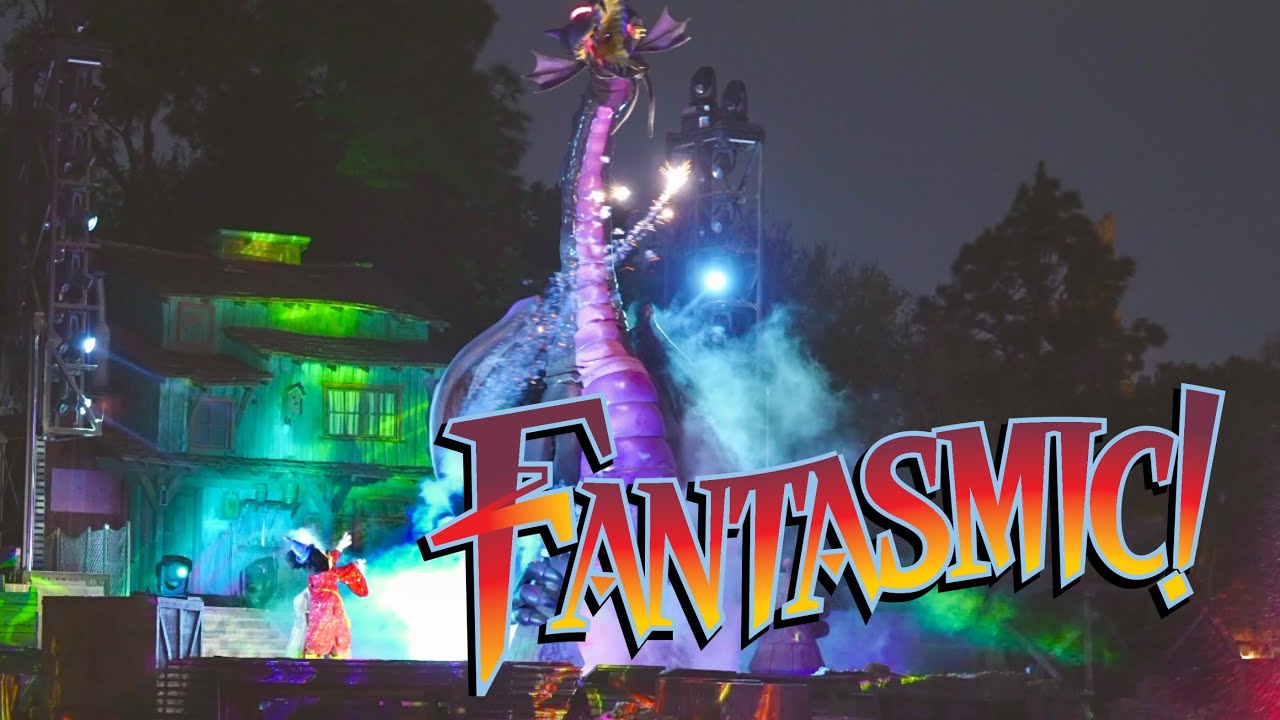 MALEFICENT IN FANTASMIC at Disneyland