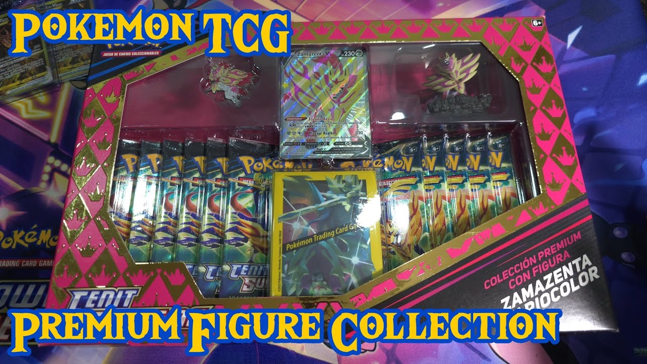 Pokémon TCG Crown Zenith Shiny Zamazenta Premium Figure Collection Unboxing 
