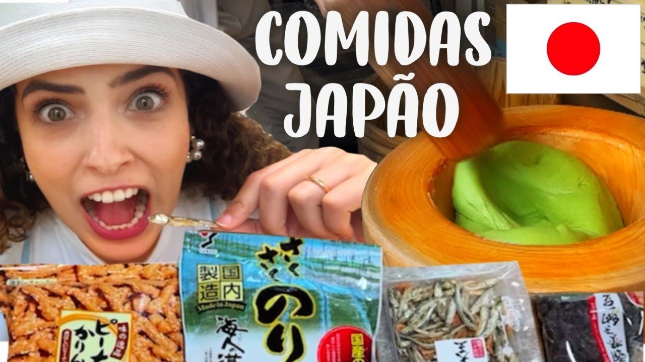 PROVANDO COMIDAS JAPONESAS NO JAPÃO! Paula Stephania