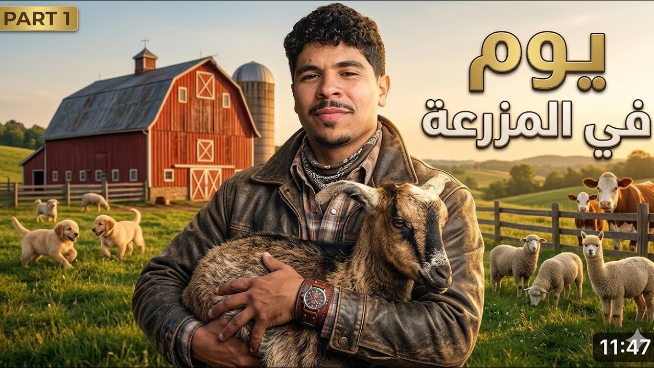 يوم في المزرعة مع ضيف مميز 🏞️💚