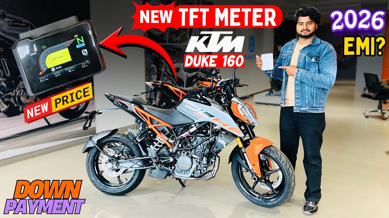 2026 🔥 New KTM Duke 160 New Meter On Road Price ❤️ Quick Review ✅ Down Payment & EMI