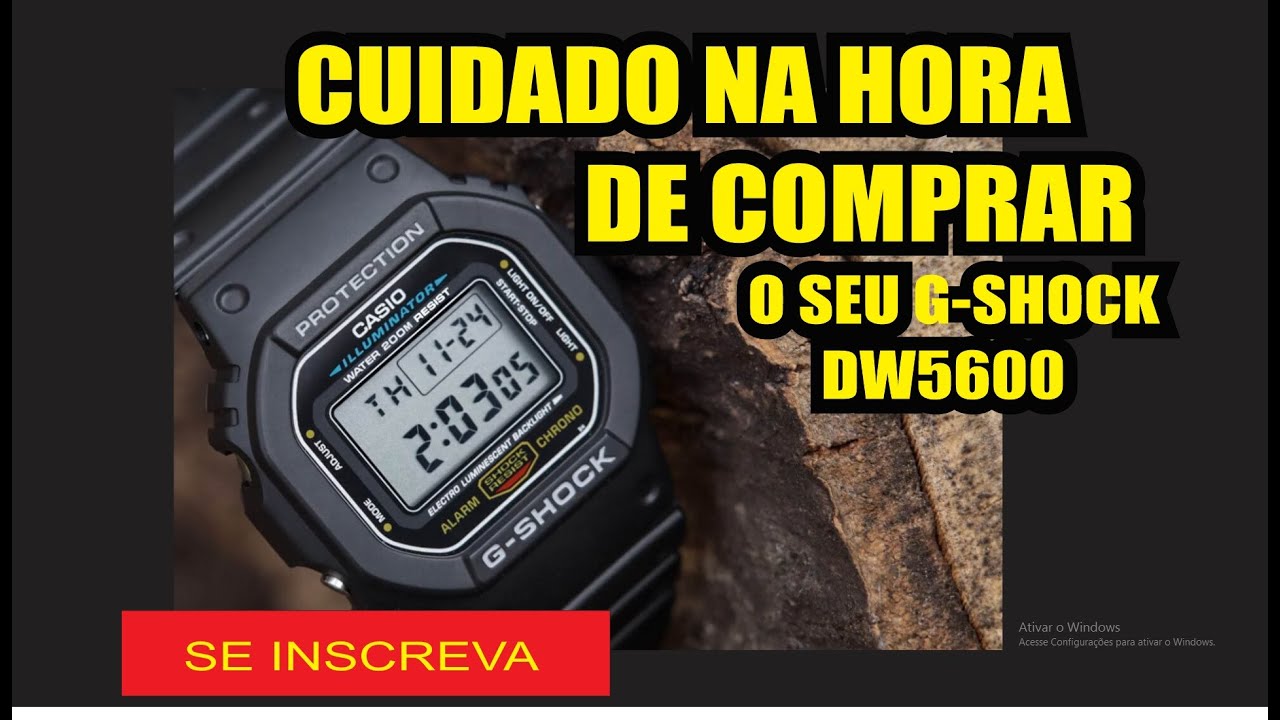 CUIDADO NA HORA DE COMPRAR O SEU G-SHOCK DW5600