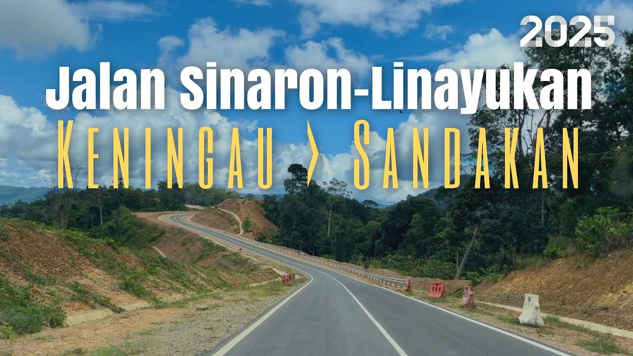 #jalan_b25 | Perjalanan ke Sandakan dari Keningau, Sabah | Jalan Sinaron Sook Linayukan Telupid