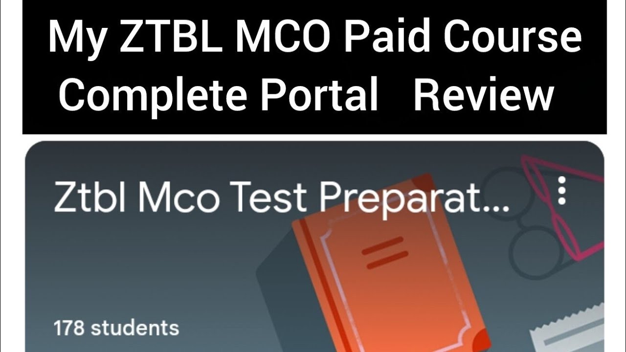 ZTBL OG-III (MCO) Test Preparation 2026 || | Syllabus + Past Papers + Test Pattern#ztbl